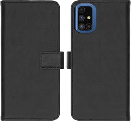 iMoshion Hoesje Geschikt voor Samsung Galaxy M51 Hoesje Met Pasjeshouder - iMoshion Luxe Bookcase - Zwart