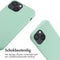 iMoshion Hoesje Geschikt voor iPhone 13 Mini Hoesje Met Koord - iMoshion Siliconen hoesje met koord - Mintgroen