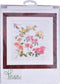 Thea Gouverneur - Borduurpakket met telpatroon - 3066 - Voorgesorteerde DMC Garens - Rozen - Linnen - 44 cm x 46 cm - DIY Kit