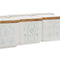 Zoutvaatje met deksel DKD Home Decor Blauw Wit Groen Lila Bamboe Scandi 750 ml 14 x 12,5 x 12 cm...