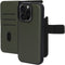 Mobiparts iPhone 16 Pro - 2 in 1 Wallet Case - Echt leer met uitneembare backcover - Groen