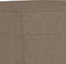 vidaXL - Bankje - 70x35x41 - cm - stof - taupe