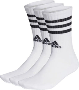 adidas Sportswear 3-Stripes Gevoerde Sokken 3 Paar - Unisex - Wit- 40-42