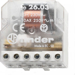 Finder impulsrelais 10A 12V AC (26.02.8.012.0000)