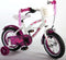 Volare Heart Cruiser - Kinderfiets - 12 inch - Wit Paars