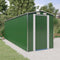 vidaXL - Tuinschuur - 192x606x223 - cm - gegalvaniseerd - staal - groen