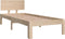 vidaXL - Bedframe - massief - hout - 75x190 - cm