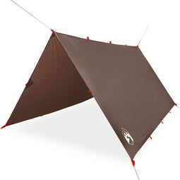 vidaXL - Kampeerluifel - waterdicht - 366x306 - cm - bruin