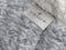 Linnick Flanel Fleece Deken + Hoodie met Capuchon Bont Rabbit - zilver grey - 140x200cm - 130x180cm - Plaid