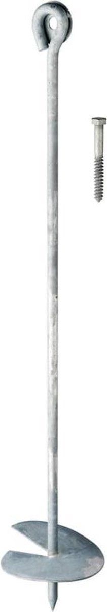 Swing King Grondanker 580 Mm Thermisch Verzinkt Zilver