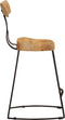 vidaXL - Barkrukken - 2 - st - 49x43x79 - cm - massief - mangohout