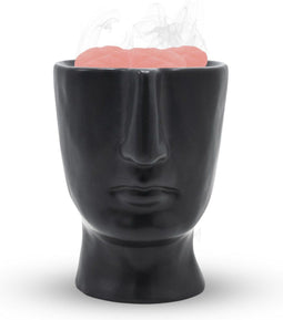 Scentchips® Visage - Waxbrander - Geurbrander - Oliebrander - Wax Melts Brander - Aromabrander - Ook Geschikt Voor Essentiële Oliën - Geurolie - Waxmelts - Zwart