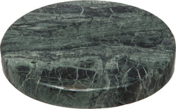 5Five Onderzetter set van 4 marmer - Groen - Dia 10 cm - Glas onderzetter