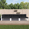 vidaXL - Palletkussens - 7 - st - stof - zwart