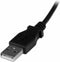 StarTech.com USBAUB2MD - 2 m USB-naar-micro-USB-kabel - Neerwaartse hoek - Zwart