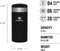 Stanley Aerolight Transit Mug 350 ml - Houdt 4 Uur Warm - 6 Uur Koud - Vaatwasmachinebestendig - Lekvrij - Black Metallic