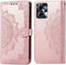 imoshion Hoesje Geschikt voor Motorola Moto G23 / Moto G13 Hoesje Met Pasjeshouder - imoshion Mandala Bookcase - Rosé Goud
