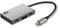ACT AC7070 - USB-C 3.2 Gen2 Hub - 2x USB-C 2x USB-A - Aluminium