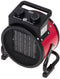 Camry CR 7743 - Ventilatorkachel - 2400W keramisch verwarmingselement - Rood