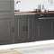 vidaXL - Spoelbakonderkast - Kalmar - 60x46x81,5 - cm - bewerkt - hout - zwart