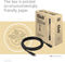 Club 3D CAC-1531 - USB Gen1 Type-C Verlengkabel 5Gbps 60W 4K 1m - Zwart