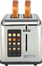 Bourgini Digital Toaster - Broodrooster met touchscreen - 6 bruiningsstanden - RVS