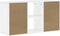 vidaXL - Tv-meubel - ODDA - 79x24x40 - cm - massief - grenenhout - wit