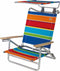Eurotrail Mediterranee - Strandstoel 2-in-1 - Verstelbare rugleuning en zonnedak - Meerkleurig