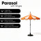 Mica Decorations Kim - Stokparasol - Ø235 x 238 cm - Oranje