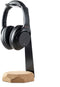 Oakywood 2in1 Headphones Stand - Massief Eiken - Echt Hout Koptelefoon Standaard Houder met 10W Draadloze Oplader