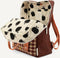 Sticky Lemon Rugzak Large Gingham - Cherry red + sunny blue - berry swirl