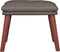 vidaXL - Voetenbank - 45x29,5x35 - cm - kunstleer - grijs