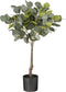 Mica Decorations Eucalyptus - Kunstplant in Bloempot - H75 x Ø15 cm - Groen
