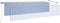 vidaXL - Luifel - automatisch - uittrekbaar - met - rolgordijn - 6x3 - m - blauw - wit