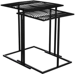 Mica Decorations - Otilia Bijzettafel - Set van 2 - Zwart