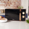 Tower T24020 Handmatige Solo-magnetron, 800 W, 20 liter, zwart en rosé goud