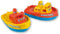 Speelgoed stoomboot rood/blauw 39 cm / strandspeelgoed voor kinderen
