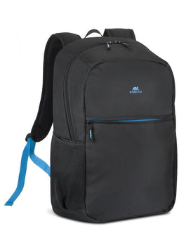 Rivacase Regent 8069 - Laptoptas - Vak voor tablet - Zwart Cyaan Monochrome