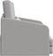 vidaXL - Ligbed - 2-in-1 - Cloud - Grijs - 65x80x83 - cm - Stof