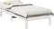 vidaXL - Bedframe - zonder - matras - massief - grenenhout - wit - 80x200 - cm
