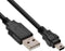 Nedis CCGP60300BK20 - USB A naar USB 2.0 mini kabel - 200 cm - Zwart