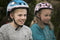 Mini Hornit Lids - Fietshelm voor Kinderen - LED achterlicht - Blauw (S)