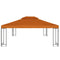 vidaXL - Vervangend - tentdoek - prieel - 310 - g/m² - 3x4 - m - oranje
