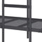vidaXL - Stapelbed - zonder - matras - 100x190 - cm - staal - zwart