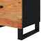 vidaXL - Nachtkastje - 50x33x60 - cm - massief - acaciahout - en - bewerkt - hout