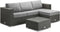 Feel Home - Alu Wicker Corner loungeset - Messina I