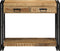 vidaXL - Console - Tafel - 90x33x75 - cm - Massief - Ruig - Mango - Hout