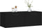 vidaXL - Wandkast - 100x36,5x35 - cm - bewerkt - hout - zwart