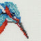Thea Gouverneur - Borduurpakket met telpatroon - 574A - Voorgesorteerde DMC Garens - Ijsvogel - Aida - 13 cm x 16 cm - DIY Kit