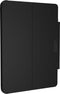Urban Armor Gear Plyo - Bookcase voor Apple iPad Air 5 (2022) - Volledige bescherming met standaard - Zwart/IJs
